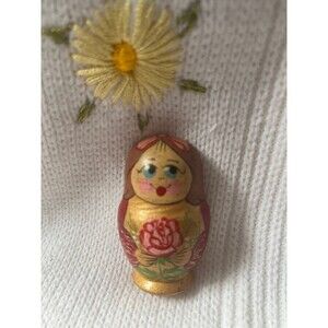 Vintage Russian Doll Magnet
